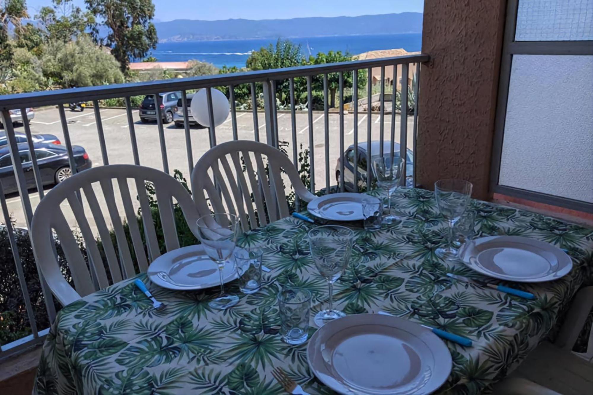Studio 4 Pers Terrasse Vue Mer Ajaccio  Ngoại thất bức ảnh
